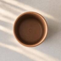 Keramik-Blumentopf mit Drainage-Loch &ndash; Matt & Modern